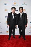 Im Sung-jae, left, and Hideki Matsuyama pose for a photo prior to the Presidents Cup at the Royal Melbourne Golf Club on Dec. 10, 2019, in Melbourne. [GETTY IMAGES]