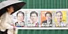 Posters showing candidates in the presidential election are seen near Sinchon Station in central Seoul on Monday. [NEWS1]