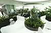 Sphere, an SK Telecom workspace in Sindorim, western Seoul. It was created to maximize employee convenience and work efficiency by promoting a smarter working environment through the application of cutting-edge technologies. SK Telecom runs two other such workspaces, in Ilsan and Bundang, Gyeonggi. [YONHAP]