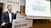 Andrew Chang, managing director of Google Cloud Korea, gives a presentation of Google Cloud's technologies to the local press during the “Next ’22 Recap: Seoul” annual tech conference held Tuesday at InterContinental Coex Seoul, southern Seoul. [GOOGLE CLOUD KOREA]