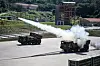 The Chunmoo multiple launch rocket system fires missiles off Yeonpyeong Island in the Yellow Sea on June 26, 2024. [YONHAP]