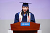 Singer Lee Hyo-ri gives a commencement speech to the graduating class of 2023 at Kookmin University, her alma mater, on Wednesday. “Just go and follow your heart,” the singer said to the graduates, saying she will “always be giving [her] warmest support.” She then ended the speech with a performance of her song “Chitty Chitty Bang Bang” (2010). Lee graduated from the university’s School of Performing Arts in 2006. She debuted as a member of girl group Fin.K.L in 1998 and launched her solo career in 2003, and is best known for hit songs “10 Minutes' (2003), 'U-Go-Girl' (2008) and 'Bad Girls' (2013). [YONHAP]