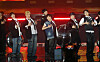 Boy band Just B performs at the Circle Chart Music Awards 2022 at the KSPO Dome in southern Seoul on Feb. 18. [NEWS1]