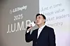 LG Display CEO Jeong Cheol-dong speaks to press on Jan. 16. [LG DISPLAY]