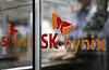 A view of the logo of SK hynix at its headquarters in Seongnam, Gyeonggi, in April 2016. [REUTERS]