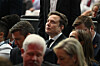 Elon Musk attends the memorial service for Charlie Kirk at State Farm Stadium in Glendale, Ariz., Sept. 21, 2025. Musk on Monday, Oct. 27, 2025, unveiled his own version of Wikipedia, the crowdsourced online encyclopedia, with entries edited by xAI, his artificial intelligence company. The new project, Grokipedia, would “purge out the propaganda” flooding Wikipedia, Musk claimed in a post on his social media site, X. (Kenny Holston/The New York Times)