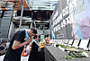 Families pray as they mourn for the workers killed in a fire at lithium battery maker Aricell's factory in Hwaseong in June. Among 23 killed in the fire, 18 were immigrant workers. [NEWS1]