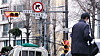 A road sign at an intersection in Seoul bans cars from making a right turn on red. [NEWS1]