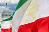 Iranian flags are displayed on the National Mall near the U.S. Capitol as part of a demonstration organized by activists who support regime change by the people of Iran, in Washington on June 20. [REUTERS/YONHAP]