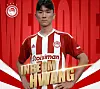 Hwang In-beom signed for Olympiacos in July last year. [SCREEN CAPTURE]