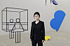 Artist Hong Seung-hye stands in the K3 space of Kukje Gallery, where her solo show 'Over the Layers II' runs through March 19. [KUKJE GALLERY]