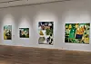 Paintings at the 'Memory Beneath The Ego' explored various human emotions. [DEEPTI NAIR]