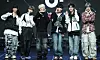 Boy band 82Major poses for photos during its debut showcase held on Wednesday at the Ilchi Art Hall in southern Seoul. The six-member group made its debut with two-track single ″ON″ as the first boy band to come from newly-founded agency Great M Entertainment. [NEWS1]