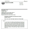 This captured image shows the latest report from the Office of the High Commissioner for Human Rights on North Korea's human rights violations. [SCREEN CAPTURE]