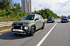 Hyundai Motor's mini Casper SUVs on the road. [HYUNDAI MOTOR]
