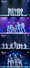 Boy band &TEAM performing in KCON Japan 2023 on Sunday [HYBE LABELS]