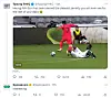 Leading British opticians Specsavers responded to a post on X, formerly Twitter, criticizing referee Andy Madley after he failed to award Son Heung-min a penalty for what appeared to be an obvious foul in the box. [SCREEN CAPTURE]
