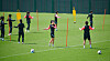The Korean women's football team train ahead of the final of the 2022 Women's Asian Cup in India on Saturday. As of press time, Korea are set to face China in the final on Sunday night. Korea, ranked one place above China in the FIFA world ranking, are chasing history as they attempt to win the continental tournament for the first time. [AFC]