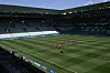 Canadain players walk on the pitch ahead of a match at Geoffroy-Guichard Stadium in Saint-Etienne, France ahead of the Paris Olympics on Tuesday. [AP/YONHAP]