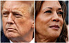 Former U.S. President Donald Trump in New York City, U.S. May 30, 2024 and U.S. Vice President Kamala Harris in Washington, U.S., July 22, 2024 in a combination of file photos. [REUTERS/YONHAP]