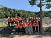 Mirae Asset Life Insurance workers volunteer at Seoul National Cemetery on Oct. 13. [MIRAE ASSET LIFE INSURANCE]