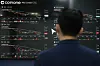 Cryptocurrency values shown on a display at Coinone's customer center in Yongsan, Seoul, on Wednesday. The government announced the current status of cryptocurrency exchange operators ahead of the Sept. 24 mandatory FIU registration. [YONHAP]