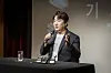 Kim at a press conference on Tuesday [ARTS&ARTISTS]