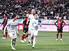 Suwon Samsung Bluewings' Rodrigo Bassani celebrates scoring a goal during a K League match against FC Seoul at Seoul World Cup Stadium in western Seoul on Saturday. [YONHAP]