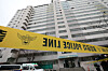 Police tape surrounds an apartment complex in Goyang, Gyeonggi, where Yoo Han-gi, a key suspect in a land scandal allegedly involving Lee Jae-myung, the presidential candidate of the ruling Democratic Party, was found dead in an apparent suicide on Friday. [NEWS1]
