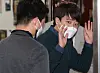 People Power Party (PPP) chief Lee Jun-seok enters his office after speaking to reporters at the National Assembly in western Seoul Thursday. [JOINT PRESS CORPS]