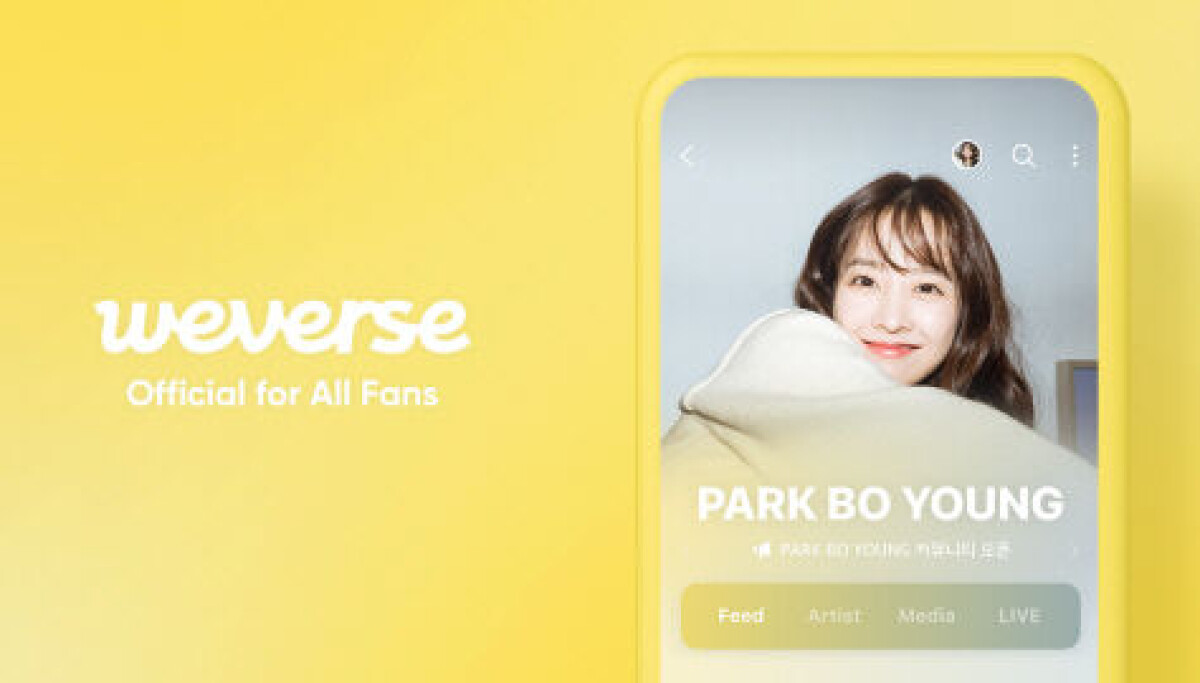 Wevese App Actor Park Bo-young joins fan-based app Weverse