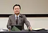 Korean Ambassador to the United States Cho Hyun-dong speaks during a presser with Korean correspondents in Washington, D.C., on Sept. 25, 2024. [YONHAP]
