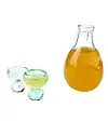 Bongaeju wine inside glassware inspired by Goryeo celadon created by artist Yang Yoo-wan. [ARUMJIGI]
