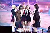 Girl group UNIS performs lead track “SWICY” during a showcase on April 15 at Yes24 Live Hall in eastern Seoul for the release of its second EP, ″Swicy.” [DANIELA GONZALEZ PEREZ]