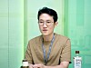 Baek Jong-won, tech head of Naver's mobile app, discusses the KI-Pass at Naver's headquarters in Bundang, Gyeonggi, on Thursday.