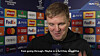 Newcastle manager Eddie Howe speaks after the UEFA Champions League match against Borussia Dortmund. [ONE FOOTBALL]