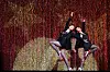 Actors IVY, left, playing Roxie Hart, and Yoon Gong-joo, playing Velma Kelly, perform during a press showcase of the Korean Production of a hit musical 'Chicago' at the D-Cube Arts Center in western Seoul, on June 11. [YONHAP]