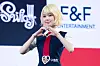 UNIS's Kotoko poses for photos during a showcase on April 15 at Yes24 Live Hall in eastern Seoul for the release of its second EP, ″Swicy.” [DANIELA GONZALEZ PEREZ]
