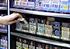 In this file photo, cigarettes are displayed at a convenient store in Seoul. [YONHAP]