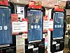 Kiosks have notices saying they are out of operation due to a network disruption on Monday at a restaurant in Incheon, Gyeonggi. [SIM SEOK-YONG]
