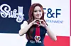 UNIS's Elisia poses for photos during a showcase on April 15 at Yes24 Live Hall in eastern Seoul for the release of its second EP, ″Swicy.” [DANIELA GONZALEZ PEREZ]