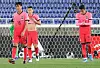 Korean players react after Japan's Miki Yamane scored the opening goal in the 16th minute at Nissan Stadium in Yokahama, Japan on Thursday. [YONHAP]