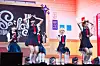UNIS’s Nana and Oh Yoon-a perform ″SWICY″ choreography during a showcase on April 15 at Yes24 Live Hall in eastern Seoul for the release of its second EP, “Swicy.” [DANIELA GONZALEZ PEREZ]