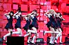 Girl group UNIS performs B-side track “DDANG” during a showcase on April 15 at Yes24 Live Hall in eastern Seoul for the release of its second EP, “Swicy.” [DANIELA GONZALEZ PEREZ]