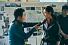 Police detective Joo-hyun, portrayed by Park Ji-yeon on right, is intent on finding a missing cop who was acting as an undercover spy in a drug cartel. She becomes convinced that Dong-ha is linked to the mysterious disappearance of Han-cheol. [NETFLIX]