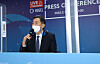 Sohn Ji-hoon, CEO of Hugel, speaks about the company’s 2022 goals during an online press conference held Friday. [HUGEL]