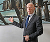 Frode Solberg, ambassador of Norway to Korea, speaks with the Korea JoongAng Daily about Norway-Korea cooperation on research in the Arctic region, at the embassy in central Seoul on Oct. 26. [PARK SANG-MOON]