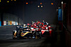 Formula E cars race at Riyadh Street Circuit in Riyadh, Saudi Arabia on Jan. 29.  [LAT IMAGES]