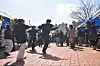 Pusan National University's club recruitment fair held at the Neokneokhan-Teo in March. The dance university's club UCDC performed a busking performance. [KIM TAE-YI]