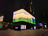 Renowned artist David Hockney's new animated work “Remember That You Cannot Look at the Sun or Death for Very Long” on the COEX K-pop Square Media display in southern Seoul as part of CIRCA's international public art project. [MOON SO-YOUNG]